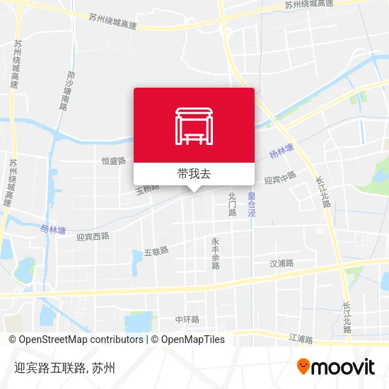 迎宾路五联路地图