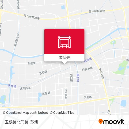 玉杨路北门路地图