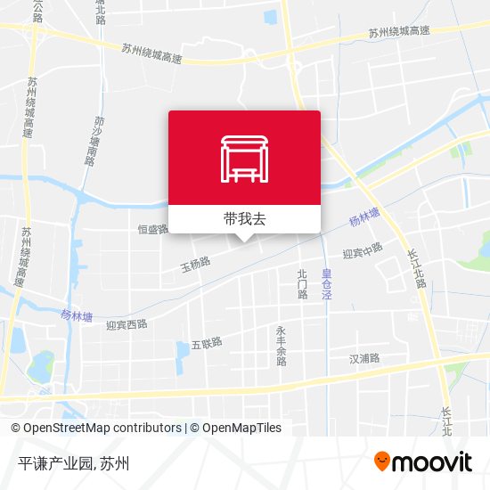 平谦产业园地图