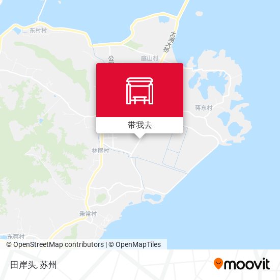 田岸头地图