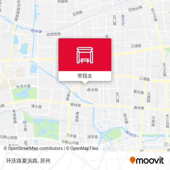 环庆路夏浜路地图
