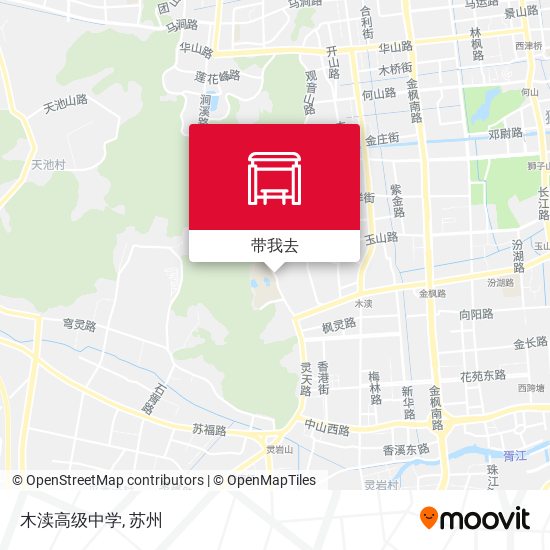 木渎高级中学地图