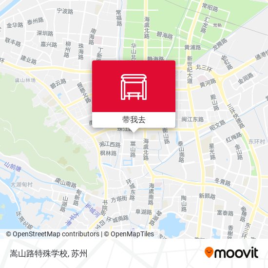 嵩山路特殊学校地图