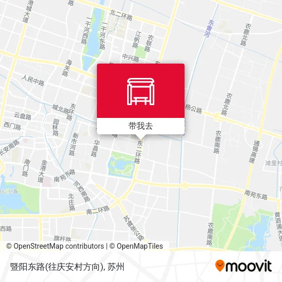 暨阳东路(往庆安村方向)地图