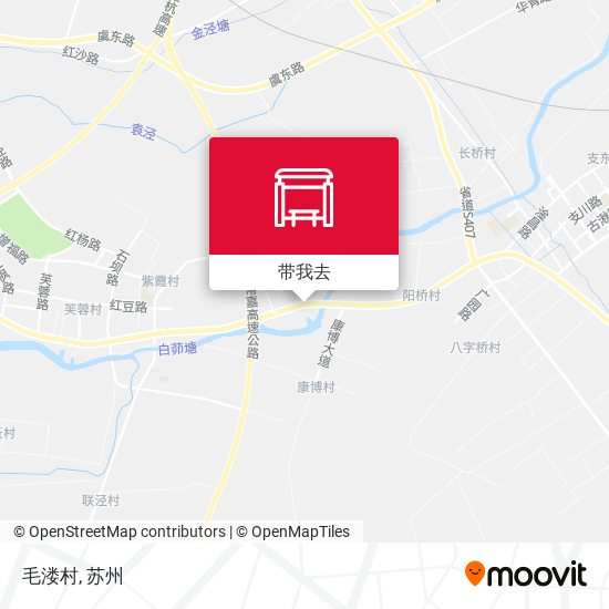 毛溇村地图