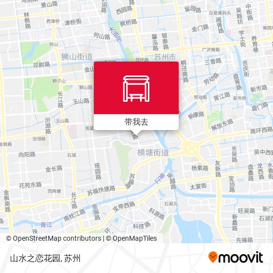 山水之恋花园地图