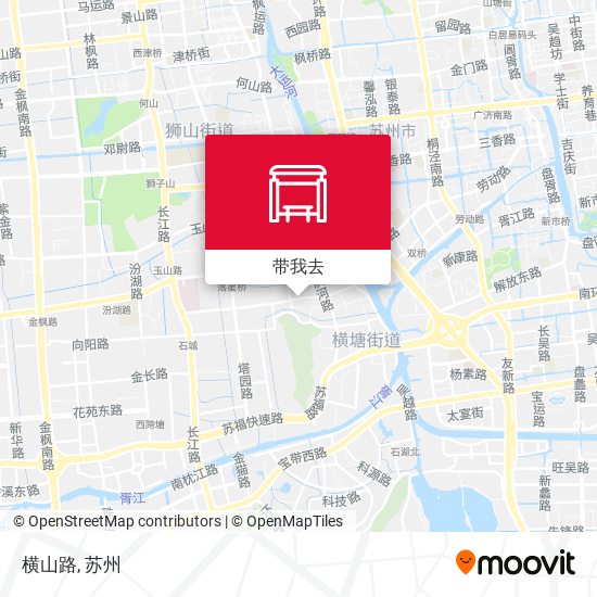 横山路地图
