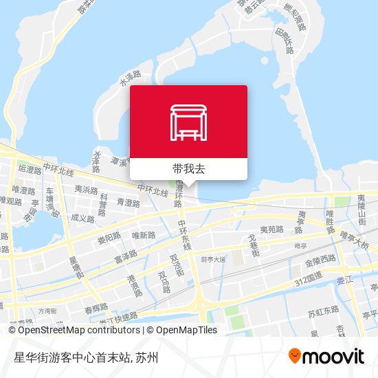 星华街游客中心首末站地图