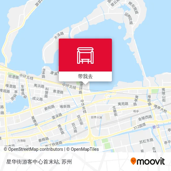 星华街游客中心首末站地图