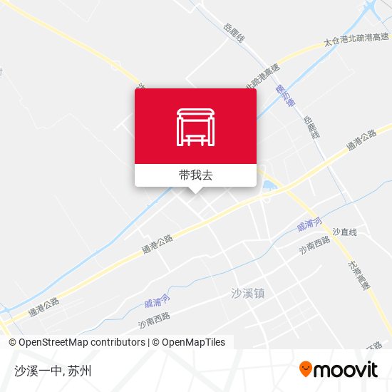 沙溪一中地图
