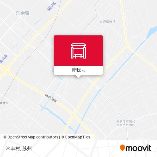 常丰村地图