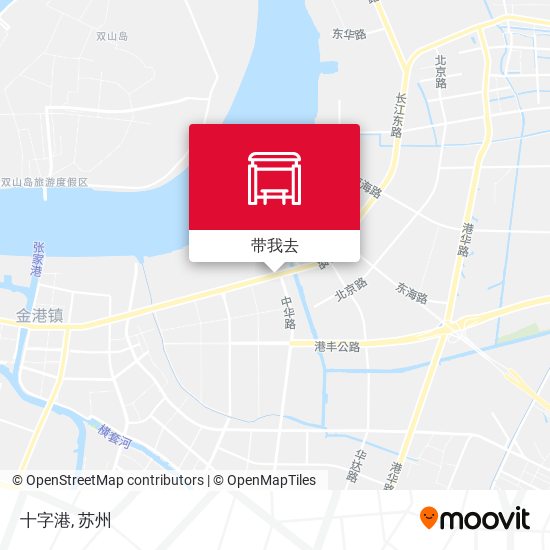 十字港地图