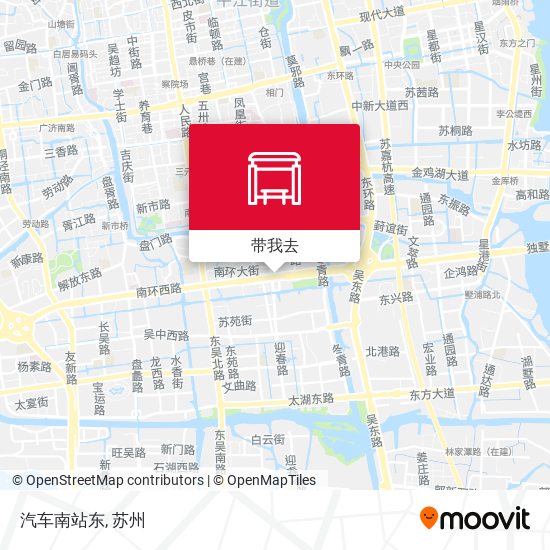 汽车南站东地图