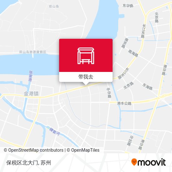 保税区北大门地图