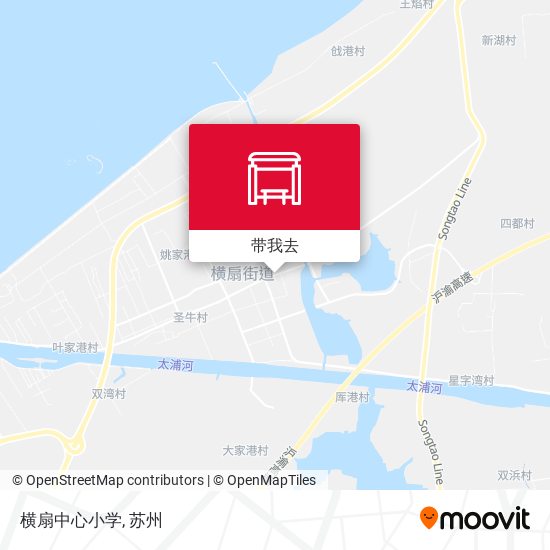 横扇中心小学地图