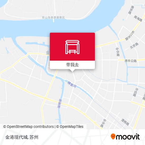 金港现代城地图