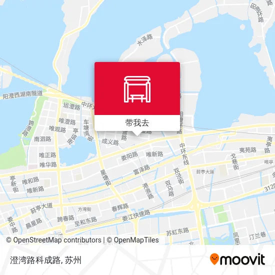 澄湾路科成路地图