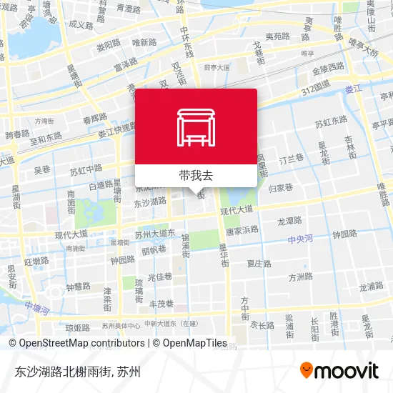东沙湖路北榭雨街地图