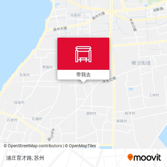 浦庄育才路地图