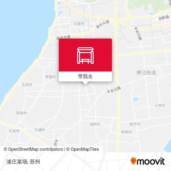 浦庄菜场地图