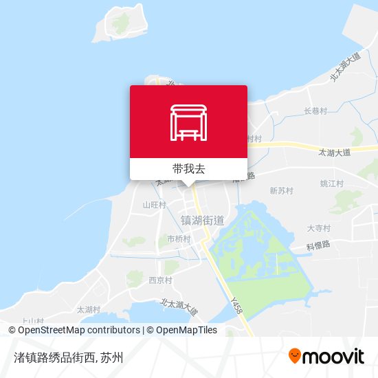 渚镇路绣品街西地图