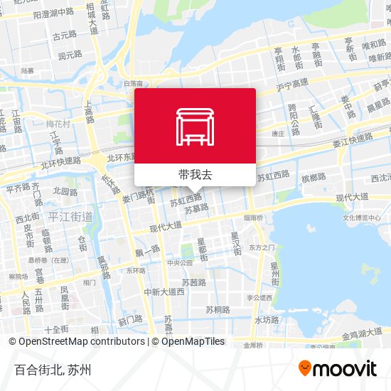 百合街北地图