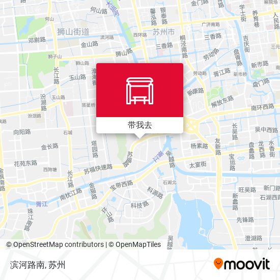 滨河路南地图