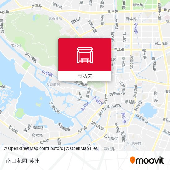 南山花园地图