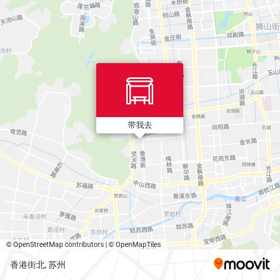 香港街北地图