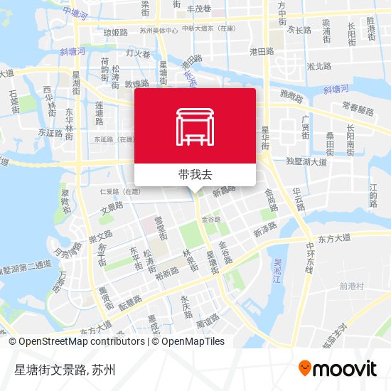 星塘街文景路地图