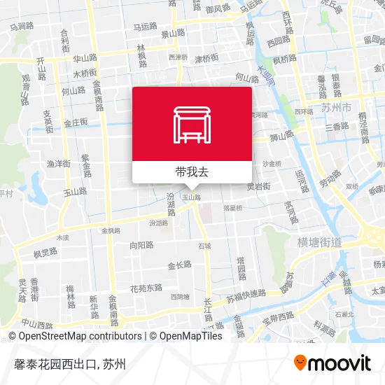 馨泰花园西出口地图