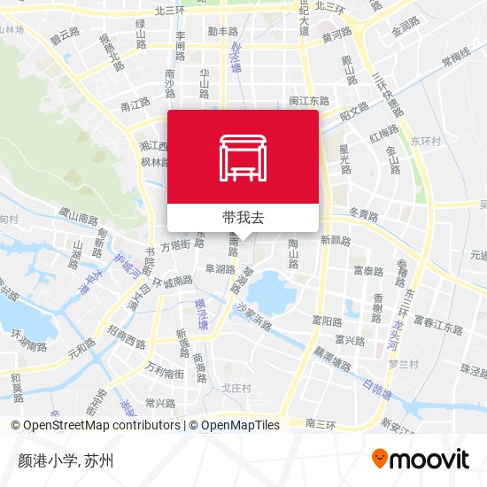 颜港小学地图