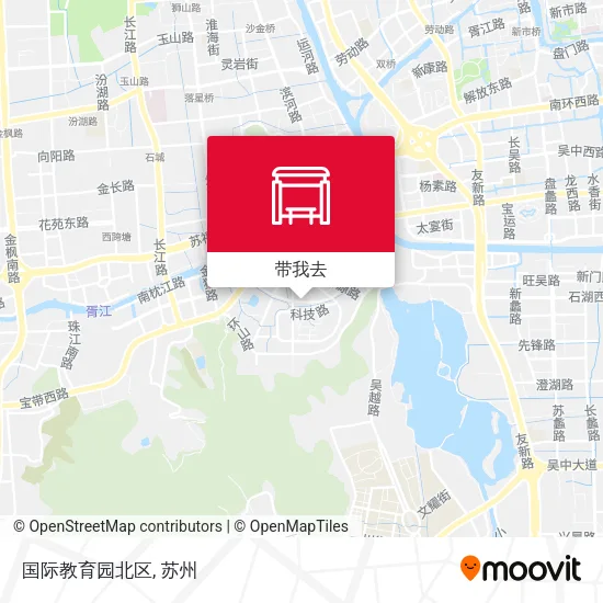 国际教育园北区地图