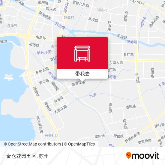 金仓花园五区地图