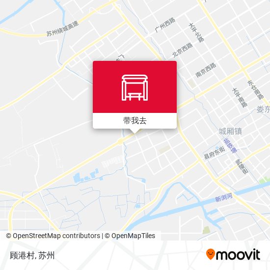 顾港村地图
