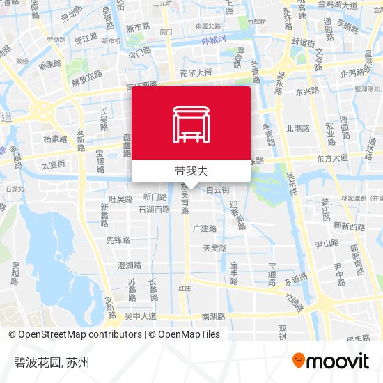 碧波花园地图