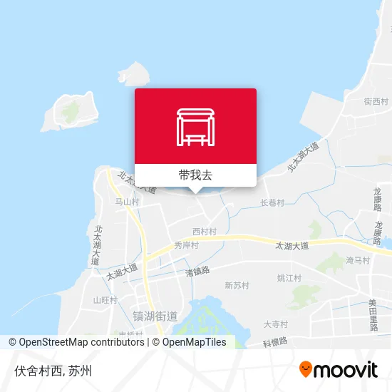 伏舍村西地图
