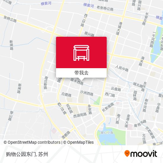 购物公园东门地图