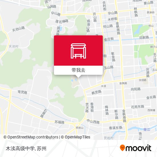 木渎高级中学地图