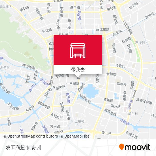 农工商超市地图