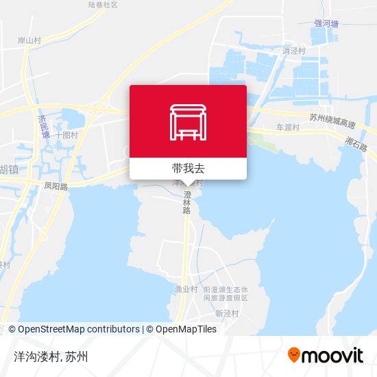 洋沟溇村地图