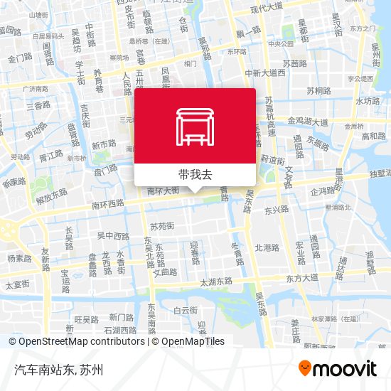 汽车南站东地图