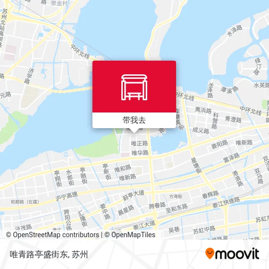 唯青路亭盛街东地图