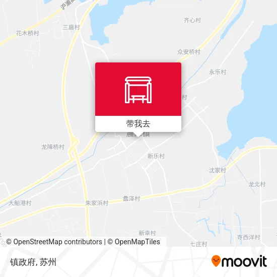 镇政府地图