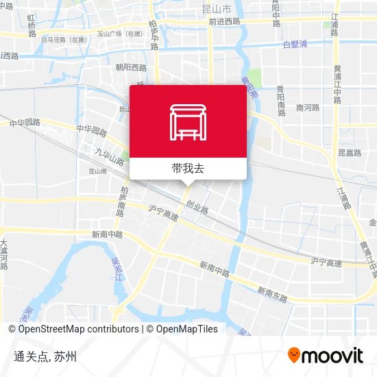通关点地图