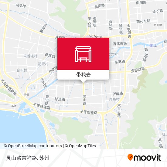 灵山路吉祥路地图
