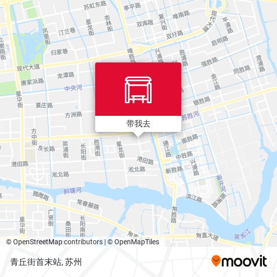 青丘街首末站地图
