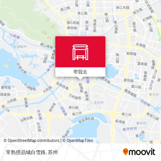 常熟捞品城白雪路地图