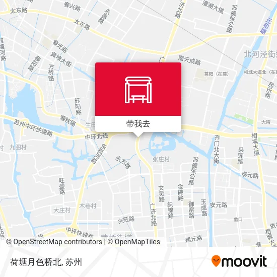荷塘月色桥北地图
