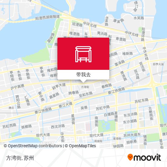 方湾街地图